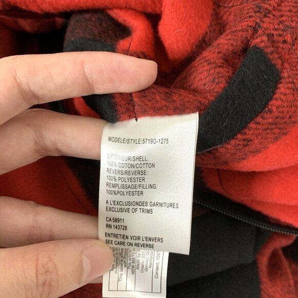 Tribal Jeans Womens Jacket XS Buffalo Plaid Chambr - Picture 7 of 9